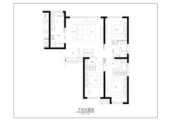 3~39标准层施工图-平面-01plan-平面